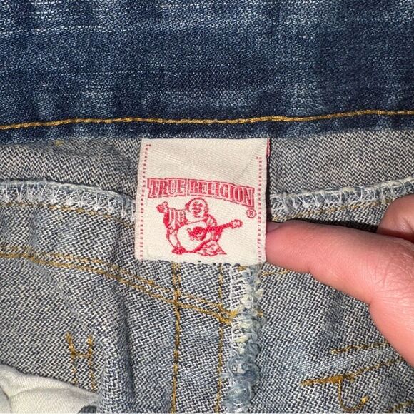 TRUE RELIGION UNIQUE Women's Distressed Bootcut Jeans, Size 27 - Picture 5 of 5